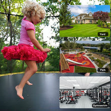 Load image into Gallery viewer, Trampoline 16FT 15FT 14FT 12FT Trampoline with Enclosure Net and Ladder, Outdoor Recreational Trampoline for Kids Backyard Bounce
