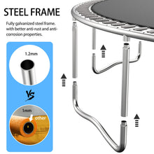 Load image into Gallery viewer, 16FT Recreational Trampolines for Kids with Safety Enclosure Net