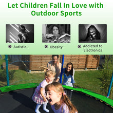 Load image into Gallery viewer, 12FT 14FT 15FT 16FT Trampoline with Enclosure Net and Ladder