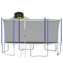 Load image into Gallery viewer, 12FT 14FT 15FT 16FT Trampoline with Enclosure Net and Ladder