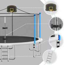 Load image into Gallery viewer, 16FT Recreational Trampolines for Kids with Safety Enclosure Net