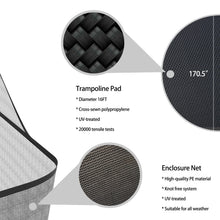 Load image into Gallery viewer, 16FT Recreational Trampolines for Kids with Safety Enclosure Net