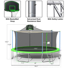 Load image into Gallery viewer, 16FT Trampolines,  Outdoor Trampoline