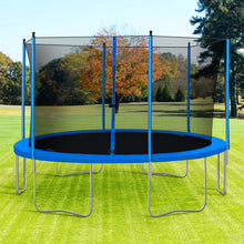 Load image into Gallery viewer, Trampoline for Kids, Outdoor Trampoline with Safety Enclosure Net for Backyard
