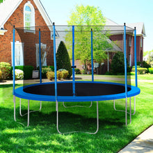 Load image into Gallery viewer, Trampoline for Kids, Outdoor Trampoline with Safety Enclosure Net for Backyard