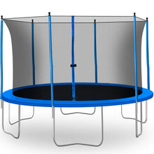 Load image into Gallery viewer, Trampoline for Kids, Outdoor Trampoline with Safety Enclosure Net for Backyard
