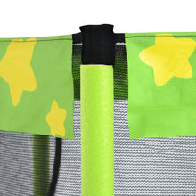 Load image into Gallery viewer, 55 Inch Kids Trampoline with Safety Enclosure Net, 4.5FT Outdoor Indoor Trampoline for Kids (Green)