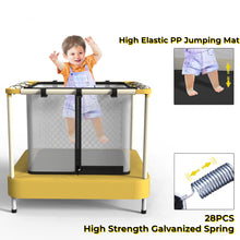 Load image into Gallery viewer, 40'' Mini Trampoline for Kids Indoor & Outdoor with Safety Enclosure, for Baby, Toddler, Kids New Trampoline Toys, Age 3-6