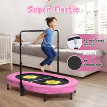 Load image into Gallery viewer, Indoor Trampoline for 2 Kids and Adults with Adjustable Handle, Tatub Double Small Trampoline for Toddler Jump Exercise, Holds up to 220 Lbs