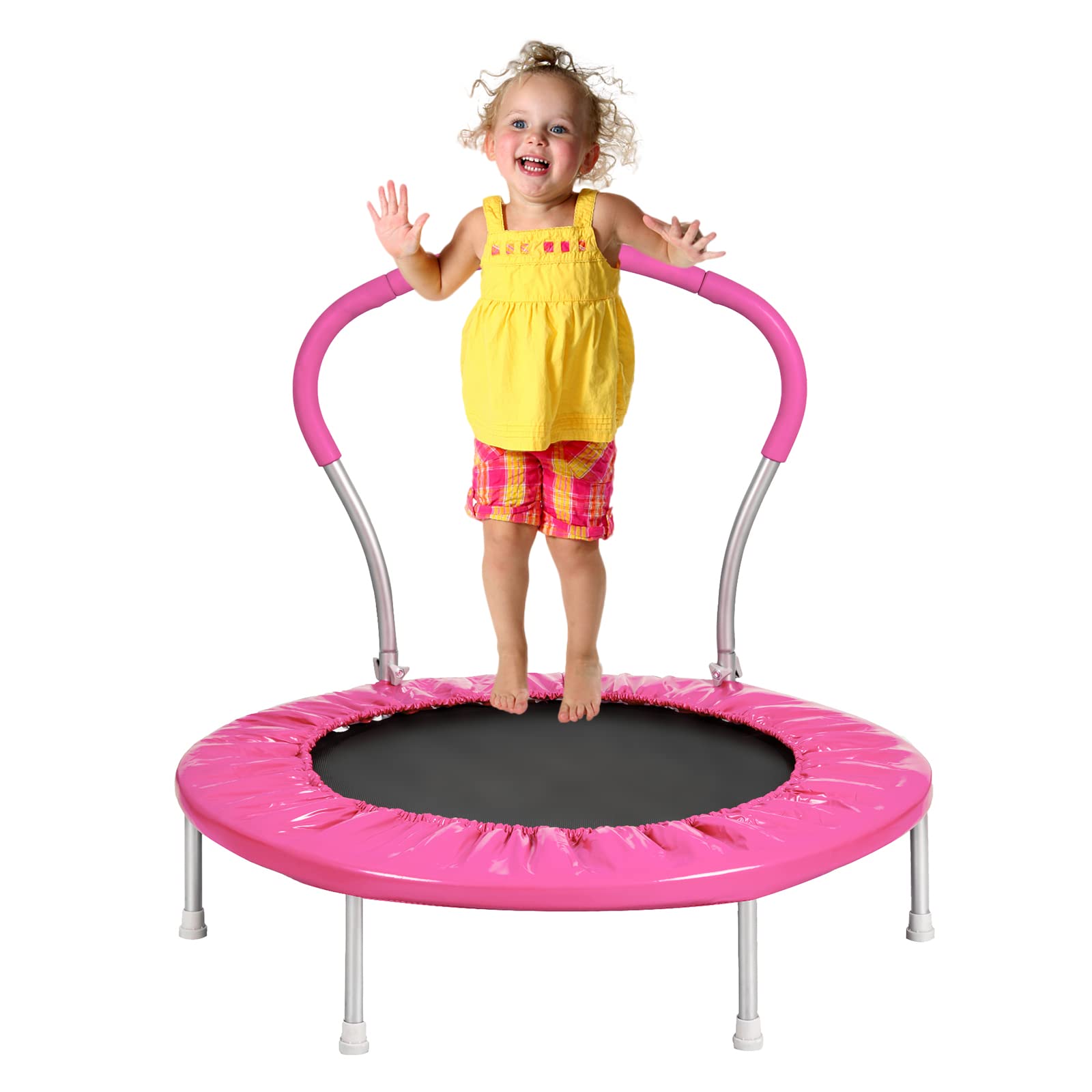 Toddlers trampoline with outlet a bar